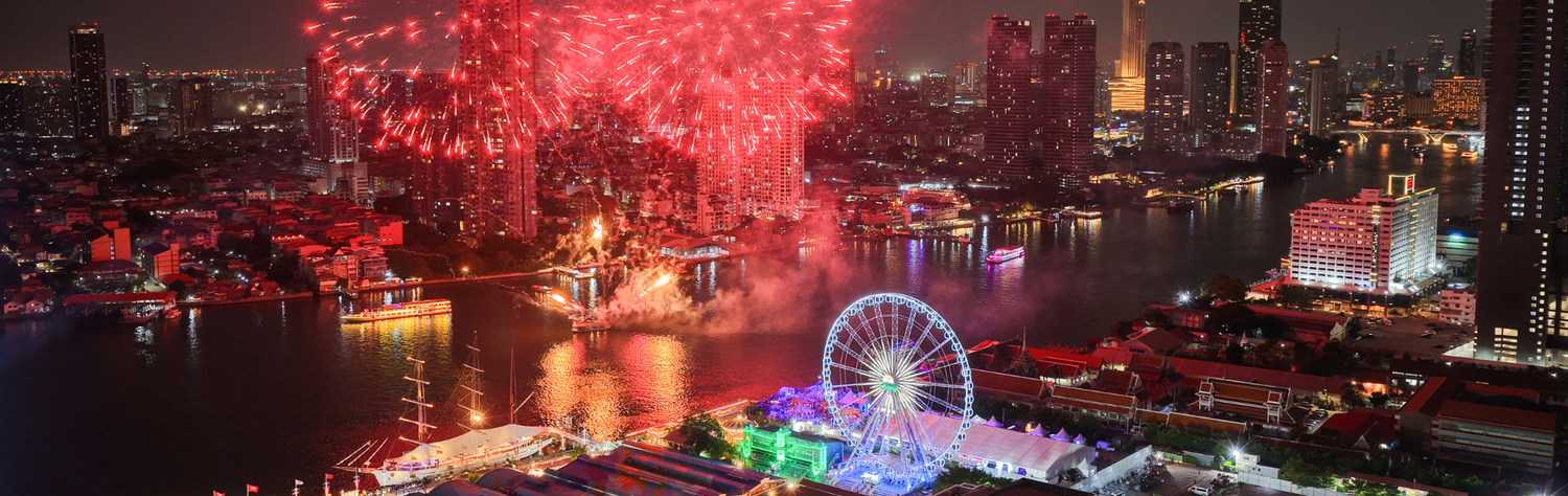 City, Urban, Building, Cityscape, Metropolis, Waterfront, Lighting, Fireworks, Scenery, Night