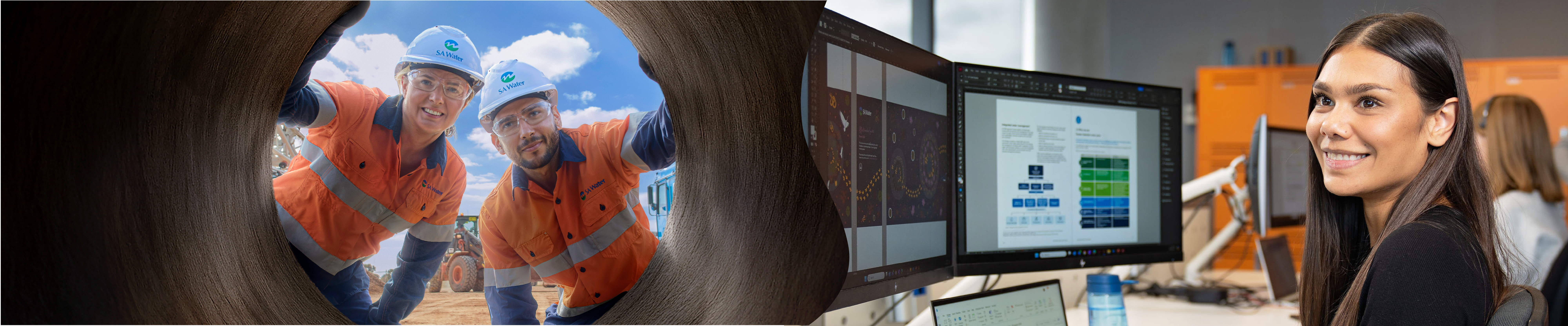 Computer Hardware, Hardware, Monitor, Screen, Helmet, Adult, Female, Person, Woman, Glasses