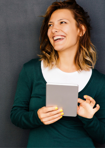 Face, Happy, Head, Person, Smile, Adult, Female, Woman, Laughing, Photography