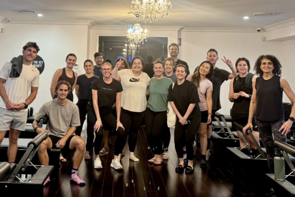 People, Person, Groupshot, Adult, Male, Man, Shorts, Female, Woman, Chandelier