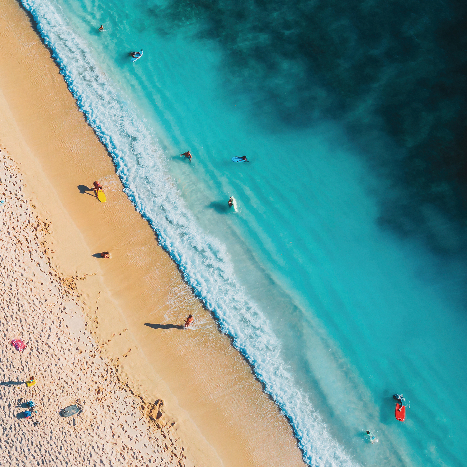 Nature, Outdoors, Sea, Water, Coast, Shoreline, Aerial View, Person