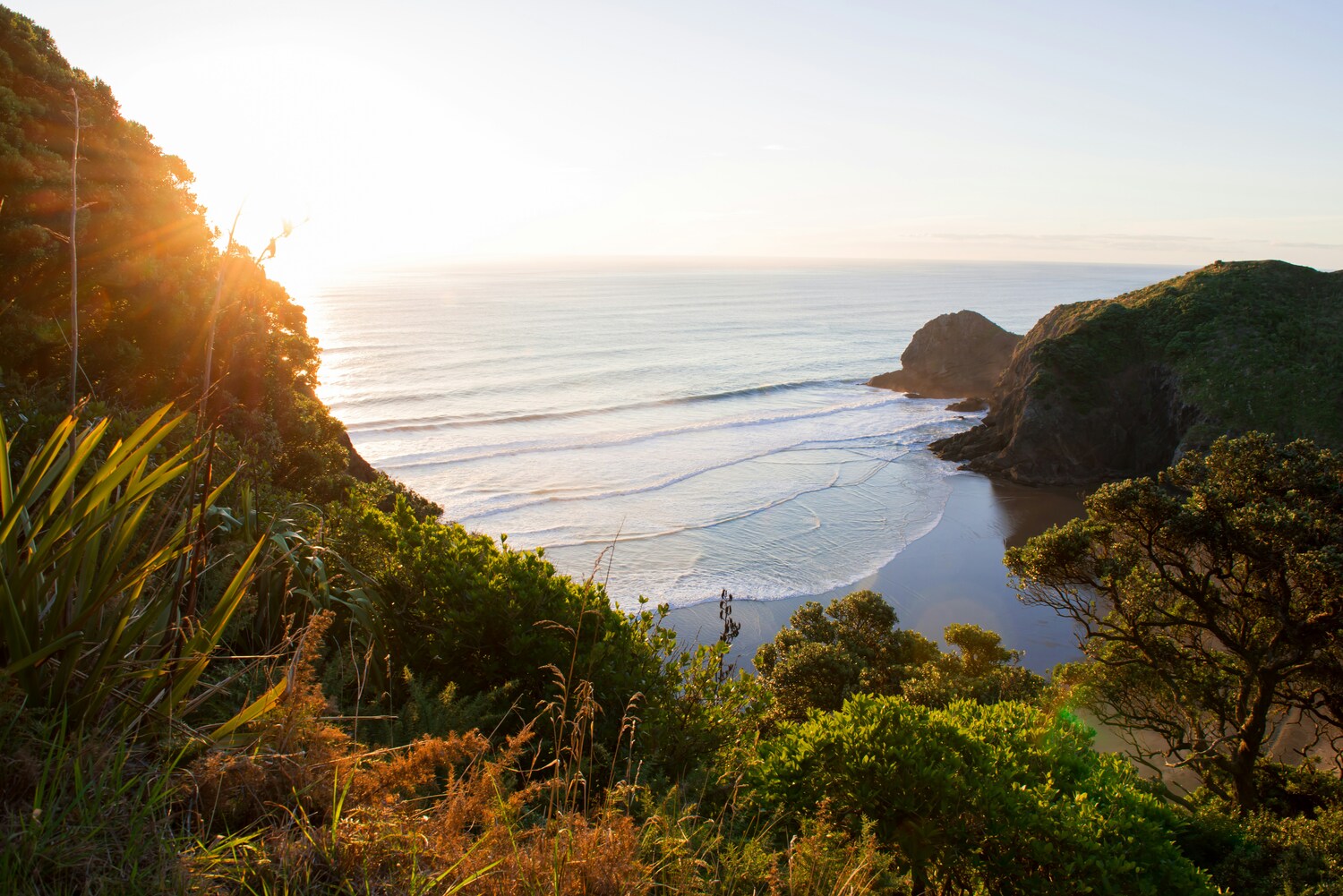 Nature, Outdoors, Promontory, Water, Flare, Sunlight, Land, Scenery, Sea, Sky