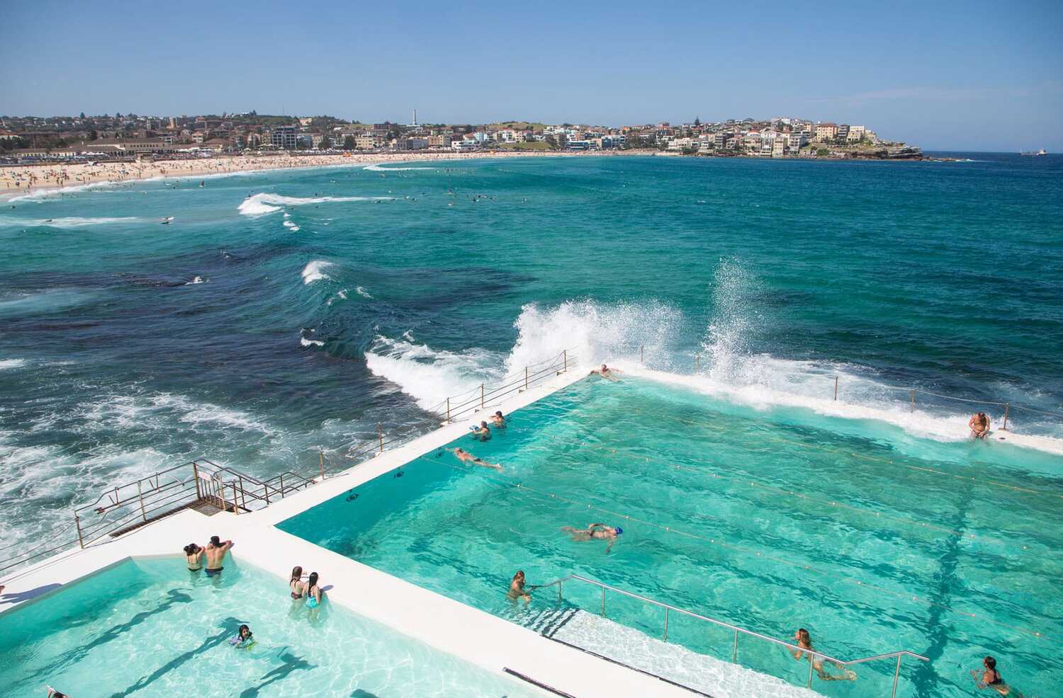 Person, Swimming, Water, Nature, Outdoors, Sea, Pool, Swimming Pool, Aerial View, Summer