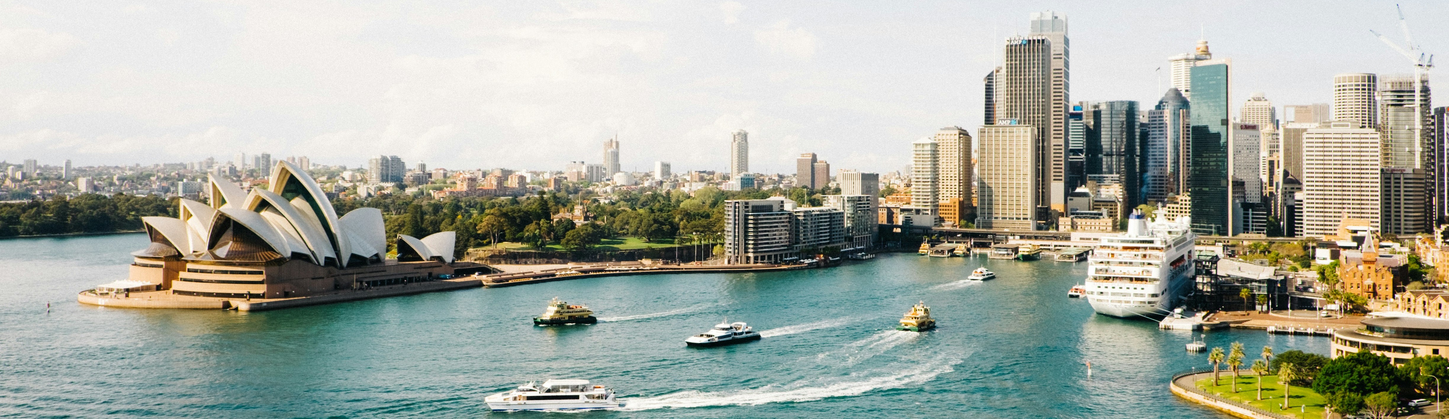 City, Cityscape, Urban, Water, Waterfront, Outdoors, Scenery, Boat, Sydney Opera House, Metropolis