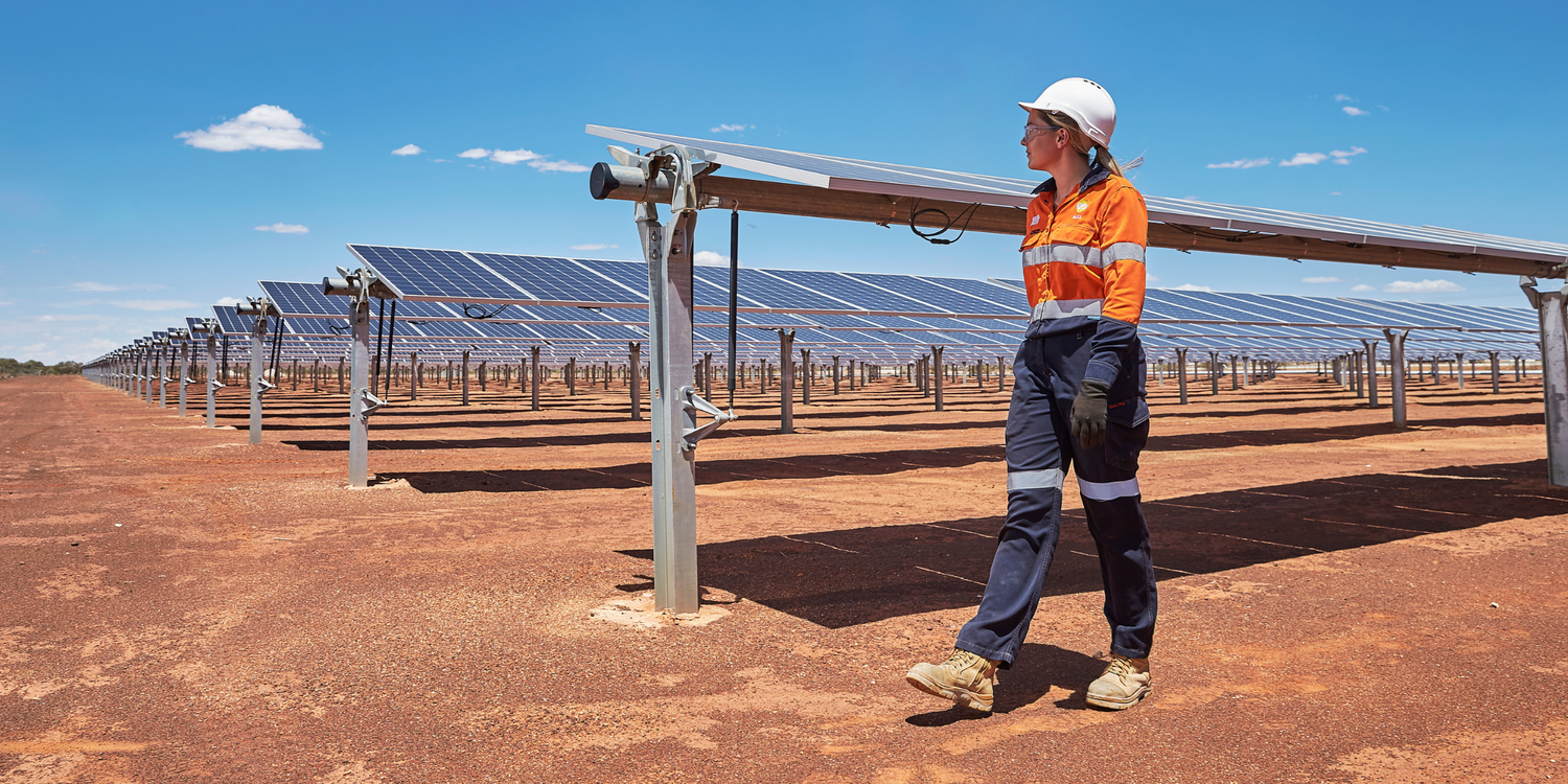 Person, Worker, Clothing, Glove, Electrical Device, Solar Panels, Helmet, Footwear, Shoe