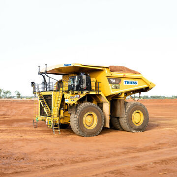 Machine, Wheel, Mining, Bulldozer