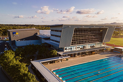 Pool, Water, Building, Hotel, Swimming Pool, Office Building, Resort, Convention Center, Outdoors, Aerial View