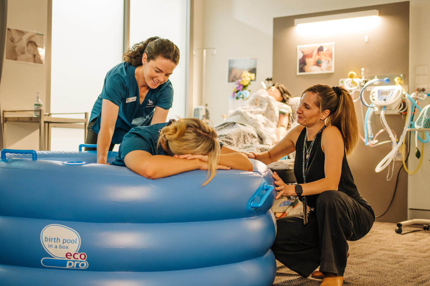 Adult, Female, Person, Woman, Wristwatch, Hospital, Patient, Necklace, Painting, Face