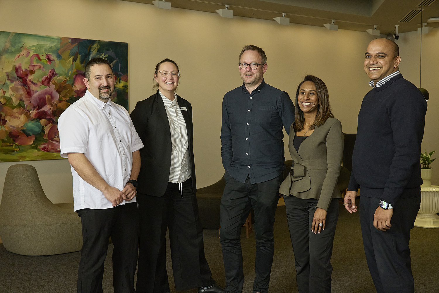 Groupshot, Person, Blazer, People, Shirt, Adult, Female, Woman, Male, Man