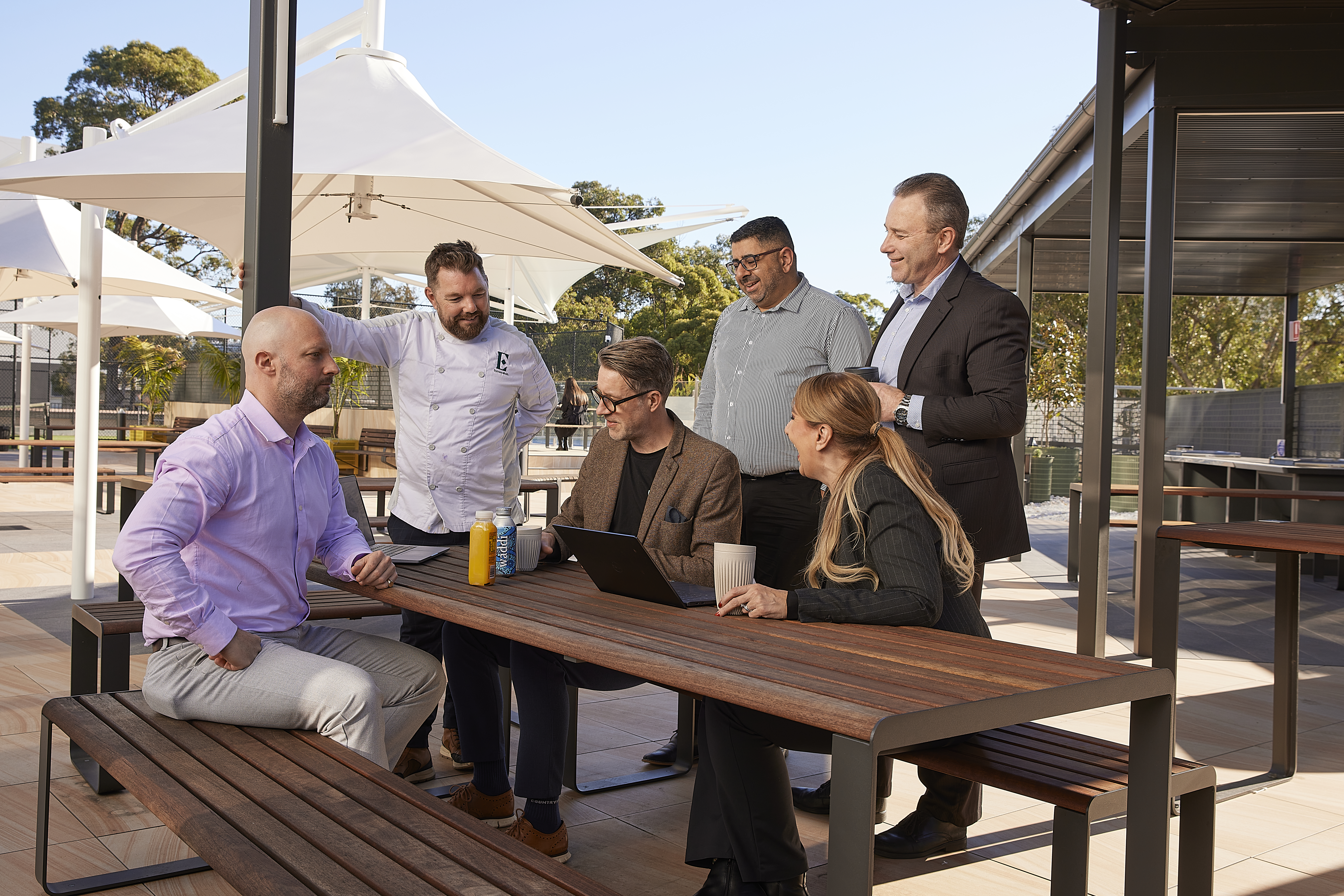 Selection of images of Compass Group Australia employees across all sectors and roles 