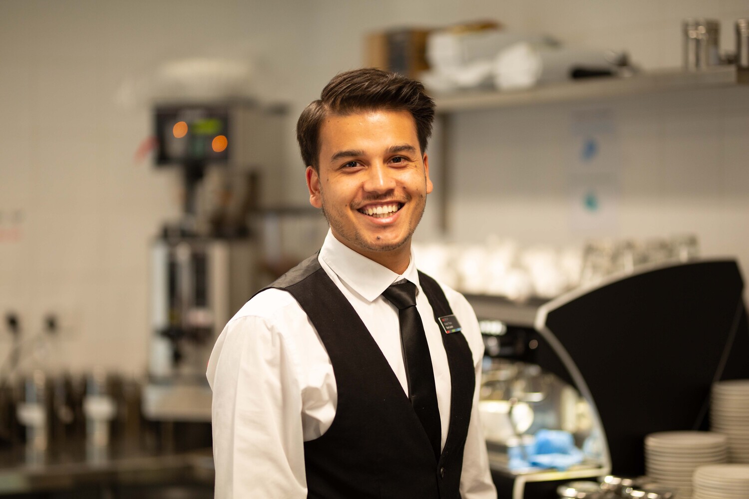 Adult, Male, Man, Person, Accessories, Formal Wear, Tie, Waiter, Clothing, Coat