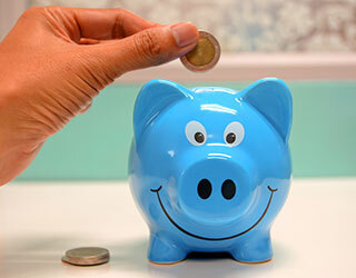 Toy, Person, Piggy Bank