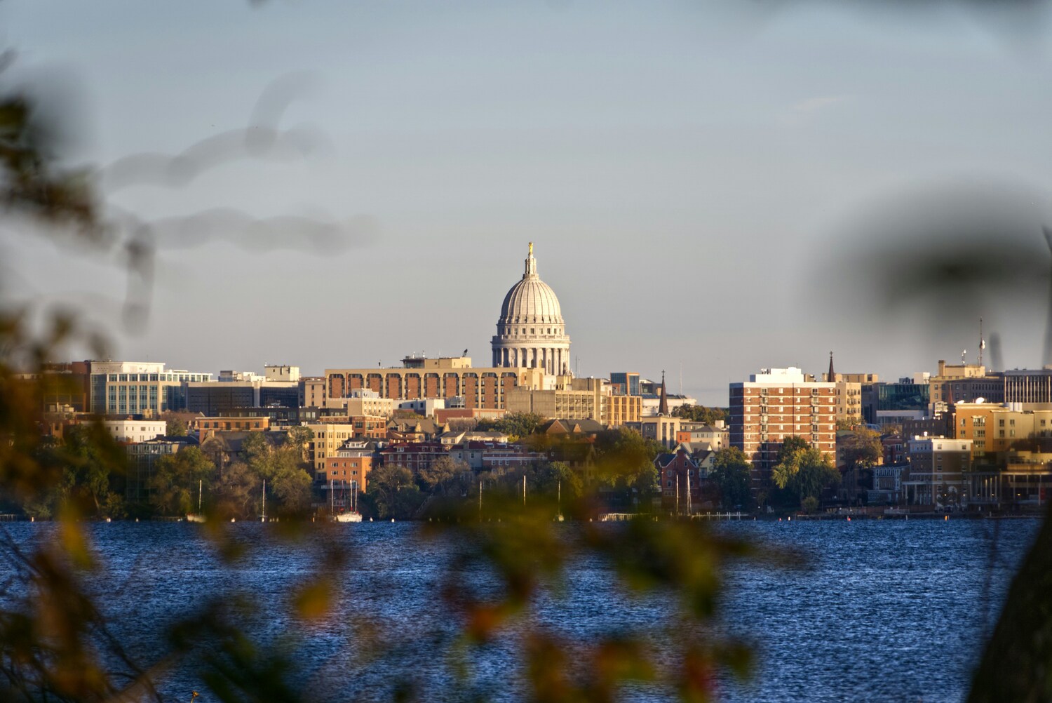 Dome, City, Metropolis, Urban, Cityscape, Spire, Waterfront, Outdoors, Office Building, Boat