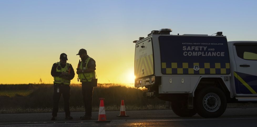 Person, Handbag, Hat, Worker, Shoe, Glove, Truck, Officer, Police Officer, Wheel