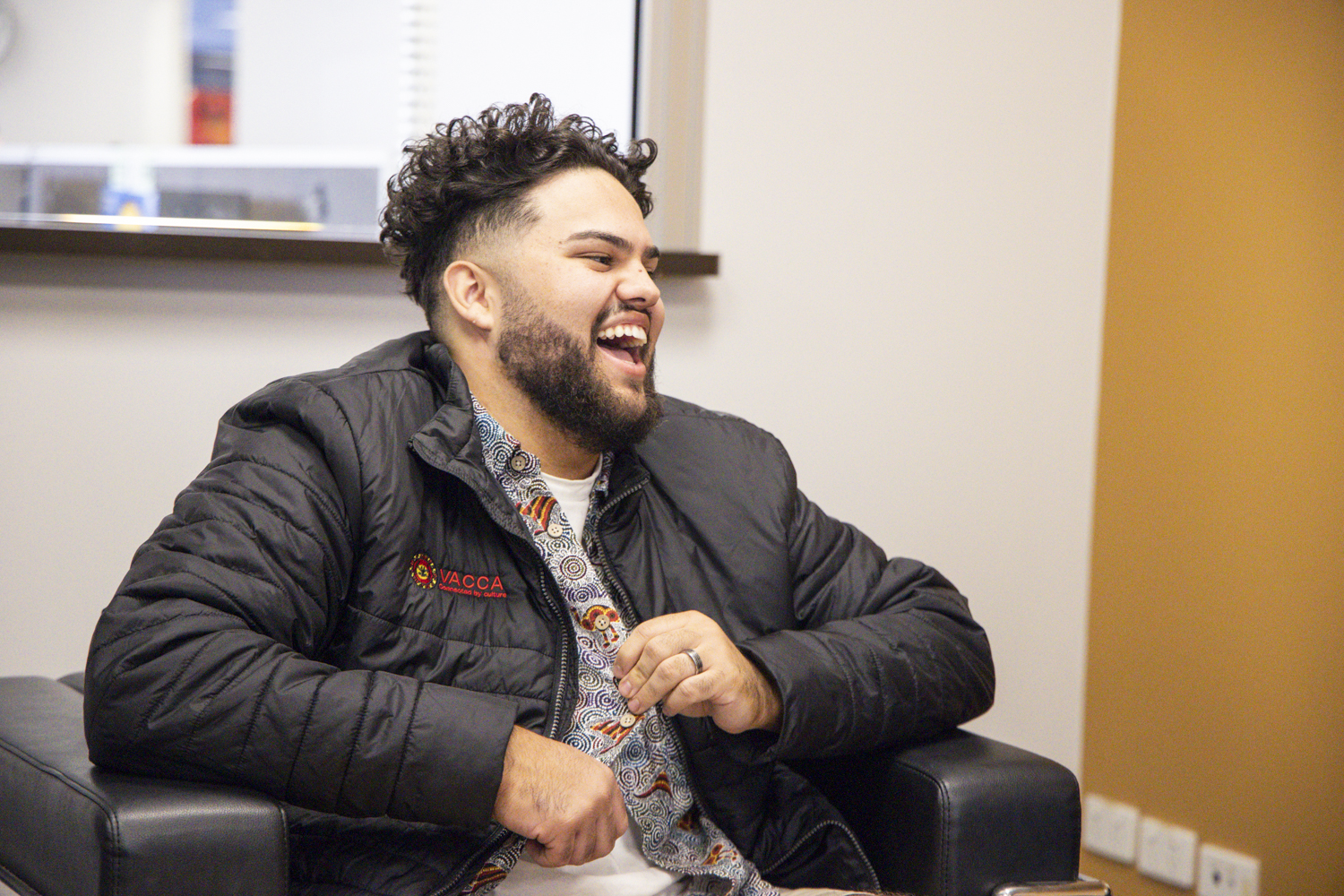 Coat, Head, Person, Face, Jacket, Happy, Adult, Male, Man, Laughing