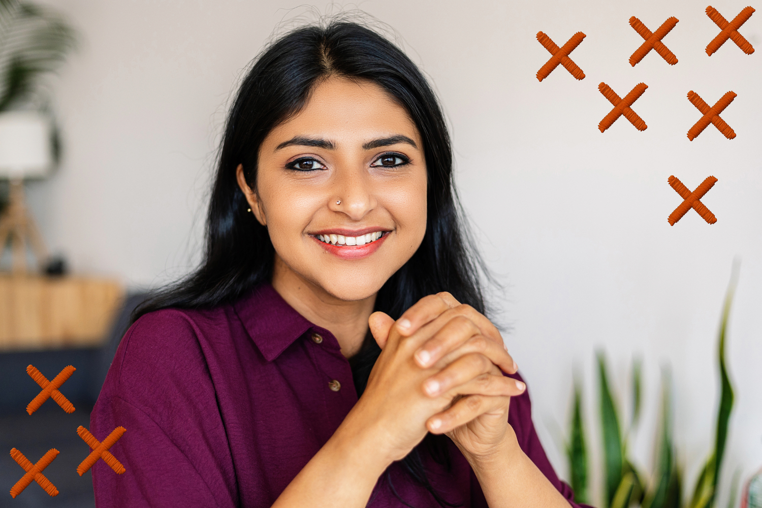 Face, Happy, Head, Person, Smile, Adult, Female, Woman, Dimples, Black Hair