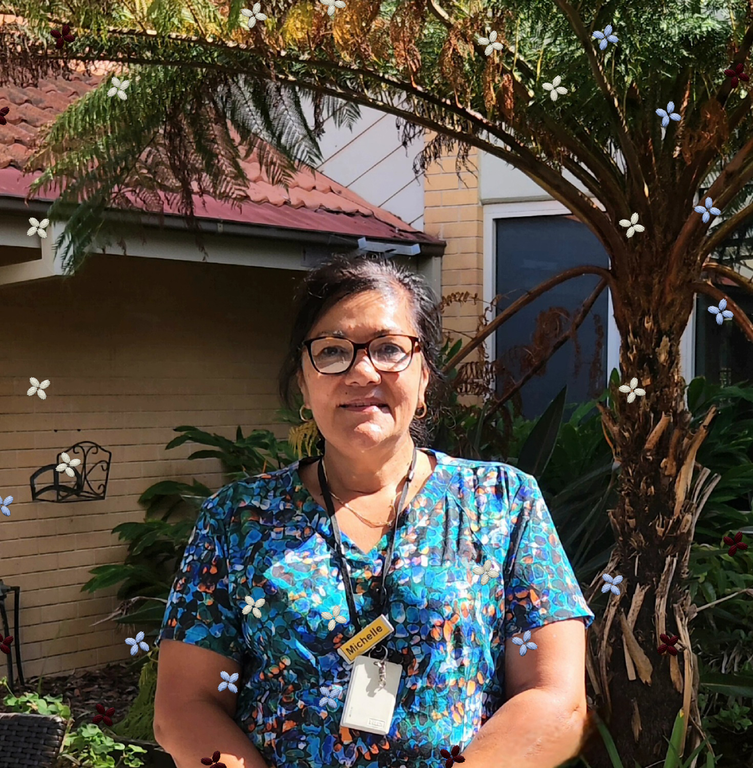 Potted Plant, Person, Photography, Portrait, Glasses, Adult, Female, Woman, Herbal, Blouse
